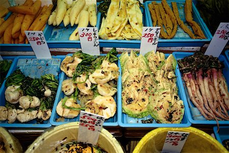 Kimchi in Minotagawa Market Kobe, Western Honshu, Japan Fotografie stock - Rights-Managed, Codice: 700-00076198