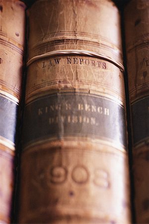 Close-Up of Law Books Foto de stock - Con derechos protegidos, Código: 700-00076719