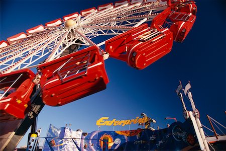 stati delle pianure - Amusement Park Rides at State Fair Oklahoma, USA Fotografie stock - Rights-Managed, Codice: 700-00076884