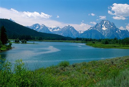 simsearch:700-00076891,k - See, Bäume und Berge Grand-Teton-Nationalpark, Wyoming, USA Stockbilder - Lizenzpflichtiges, Bildnummer: 700-00076891