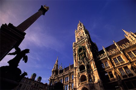 New Town Hall à Munich, Allemagne Photographie de stock - Rights-Managed, Code: 700-00076956