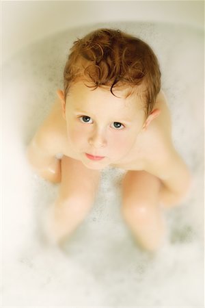 Portrait of Boy in Bubblebath Stock Photo - Rights-Managed, Code: 700-00077308