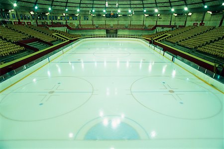 pictures of empty hockey rinks - Aréna de Hockey vide Photographie de stock - Rights-Managed, Code: 700-00078055