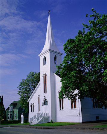 Église Chester, Nouvelle-Écosse, Canada Photographie de stock - Rights-Managed, Code: 700-00078632