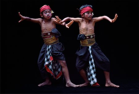Mustached Boys Performing Gopala Dance Bali, Indonesia Stock Photo - Rights-Managed, Code: 700-00079473