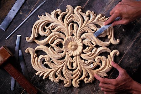 simsearch:700-03696963,k - Close-Up of Wood Carving Brunei Darussalam Foto de stock - Con derechos protegidos, Código: 700-00079597