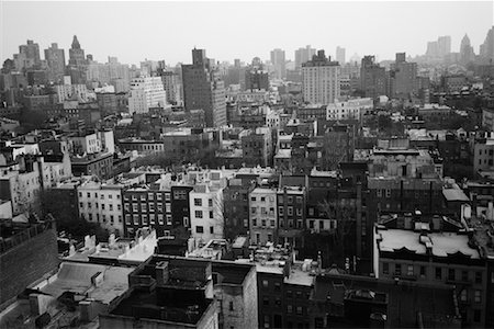 Vue d'ensemble de la ville Greenwich Village de New York, New York, USA Photographie de stock - Rights-Managed, Code: 700-00079711