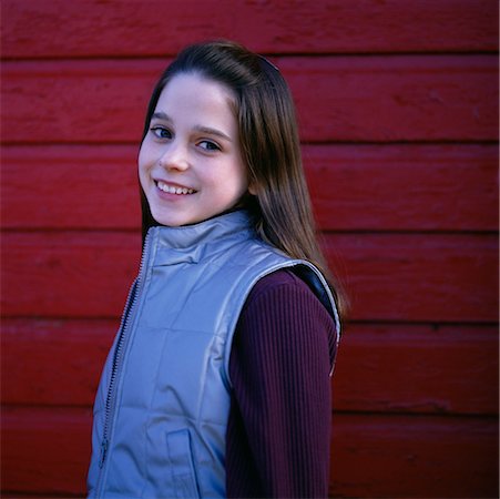 Portrait of Girl Smiling Fotografie stock - Rights-Managed, Codice: 700-00079778