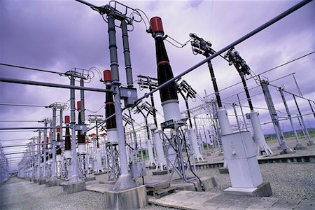 Electrical Substation British Columbia, Canada Stock Photo - Rights-Managed, Code: 700-00070335