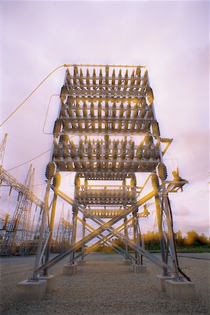 Electrical Substation British Columbia, Canada Stock Photo - Rights-Managed, Code: 700-00070337