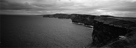 Falaises de Moher et Ocean County Clare, Irlande Photographie de stock - Rights-Managed, Code: 700-00070532