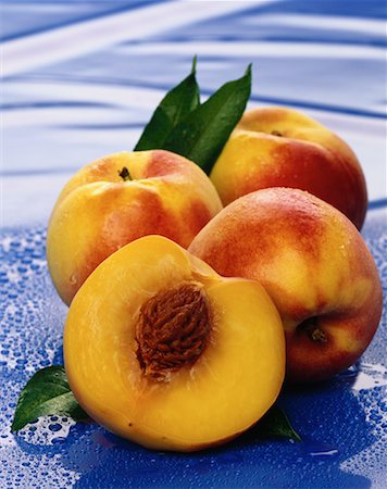 peach slice - Peaches Stock Photo - Rights-Managed, Code: 700-00070579