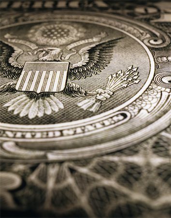 Close-Up of American Currency Stock Photo - Rights-Managed, Code: 700-00070587