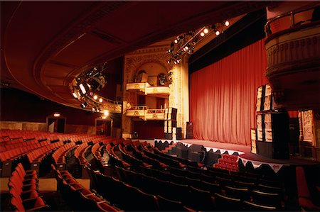 empty stage curtains - Interior of Apollo Theater Harlem, New York, USA Stock Photo - Rights-Managed, Code: 700-00071014