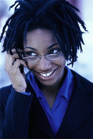 simsearch:700-00071171,k - Businesswoman Using Cell Phone Smiling Stock Photo - Rights-Managed, Code: 700-00071181