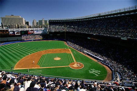 simsearch:700-07067354,k - Baseball Game in Yankee Stadium New York, New York, USA Foto de stock - Con derechos protegidos, Código: 700-00071534