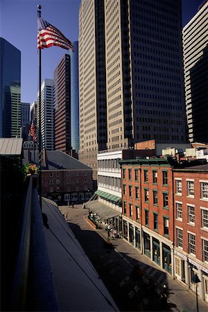 Buildings near South St. Seaport New York, New York, USA Stock Photo - Rights-Managed, Code: 700-00071557