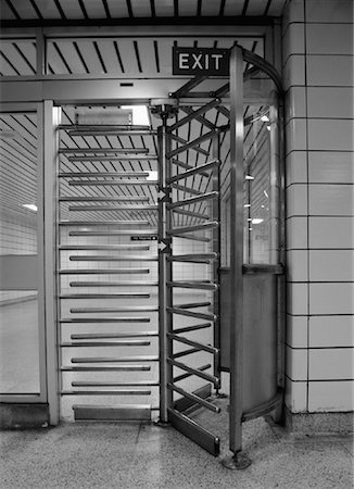 Turnstile Fotografie stock - Rights-Managed, Codice: 700-00071607