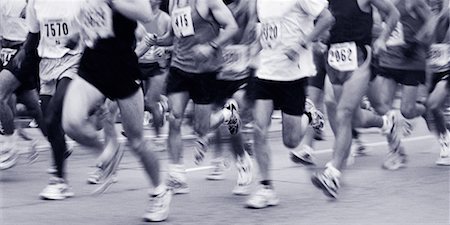 Blurred View of Marathon Stock Photo - Rights-Managed, Code: 700-00071910