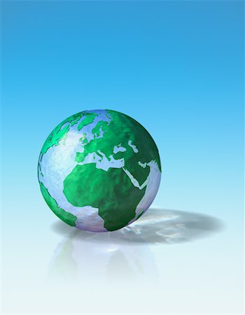simsearch:700-00042293,k - Glass Globe and Shadow Europe and Africa Stock Photo - Rights-Managed, Code: 700-00072065