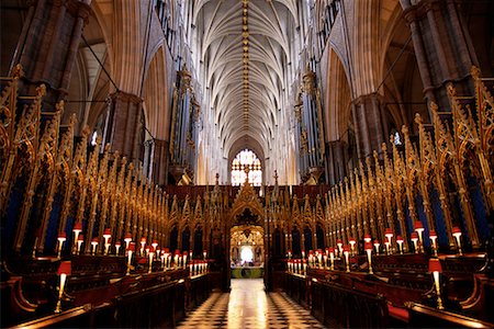 Interior of Westminster Abbey London, England Foto de stock - Con derechos protegidos, Código: 700-00072137