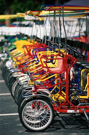 quadracycle - Row of Bikes Miami Beach, Florida, USA Stock Photo - Rights-Managed, Code: 700-00072174