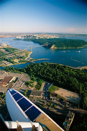flight flying over city - View of City and Landscape from Seaplane, Vancouver British Columbia, Canada Stock Photo - Rights-Managed, Code: 700-00072196