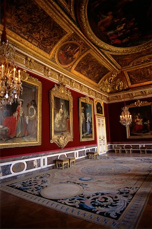 Interior of Chateau Versailles, France Stock Photo - Rights-Managed, Code: 700-00072389