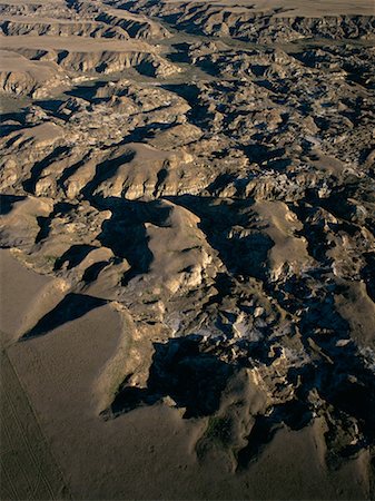 simsearch:700-00182761,k - Aerial View of Dinosaur Provincial Park Red Deer, Alberta, Canada Foto de stock - Con derechos protegidos, Código: 700-00073151