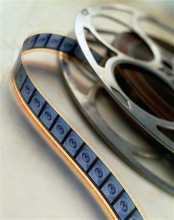 simsearch:700-00160974,k - Close-Up of Film Reel and Motion Picture Film Leader Stock Photo - Rights-Managed, Code: 700-00085089