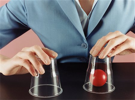 simsearch:700-00190971,k - Woman's Hands Playing with Ball And Cups Stock Photo - Rights-Managed, Code: 700-00085474