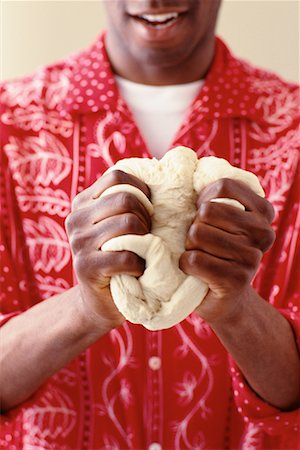 Man Kneading Dough Stock Photo - Rights-Managed, Code: 700-00086033