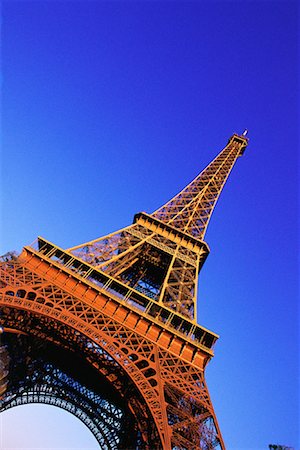 simsearch:700-00048166,k - Looking Up at Eiffel Tower Paris, France Stock Photo - Rights-Managed, Code: 700-00086389