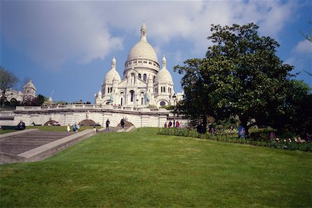 simsearch:700-00087784,k - Sacre Coeur Paris, France Fotografie stock - Rights-Managed, Codice: 700-00087756