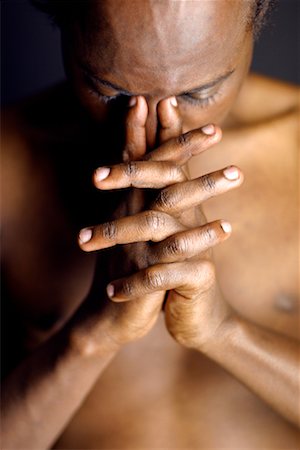 Man Praying Stock Photo - Rights-Managed, Code: 700-00087939