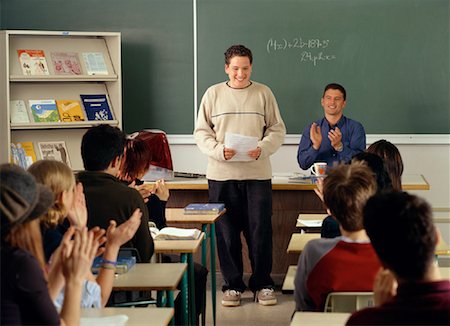 Students and Teacher in Classroom Stock Photo - Rights-Managed, Code: 700-00087933