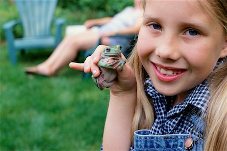 Girl with Frog Stock Photo - Rights-Managed, Code: 700-00088228