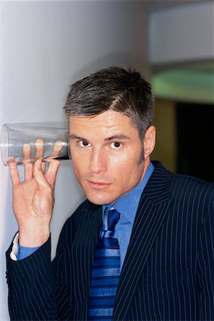Man Eavesdropping Stock Photo - Rights-Managed, Code: 700-00088841
