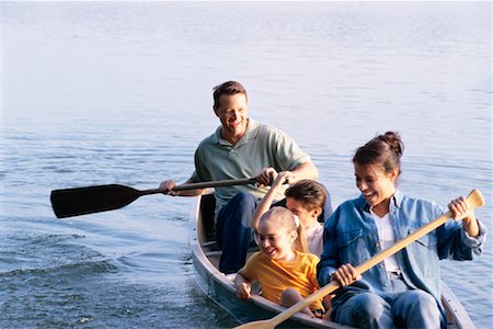 Family Canoeing Stock Photo - Rights-Managed, Code: 700-00089251