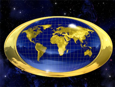 World Map Stock Photo - Rights-Managed, Code: 700-00089560