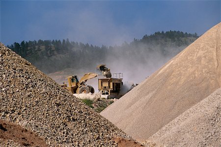 Open Pit Gravel Mining Utah, USA Stock Photo - Rights-Managed, Code: 700-00089970