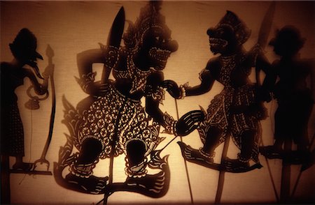 shadow puppet - Shadow Puppets at Wayang Kulit Puppet Play Malaysia Stock Photo - Rights-Managed, Code: 700-00080131