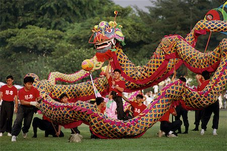 simsearch:700-00080164,k - Dragon Dance at Chinese Festival Singapore Foto de stock - Con derechos protegidos, Código: 700-00080239