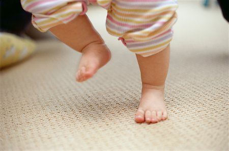 Close-Up of Baby Walking Stock Photo - Rights-Managed, Code: 700-00080614