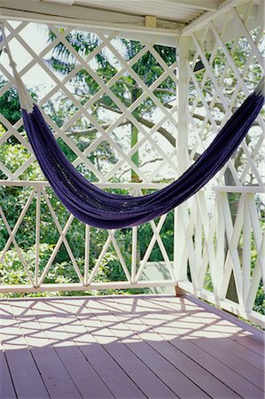 simsearch:700-00080625,k - Hammock on Porch Nevis, West Indies Stock Photo - Rights-Managed, Code: 700-00080626