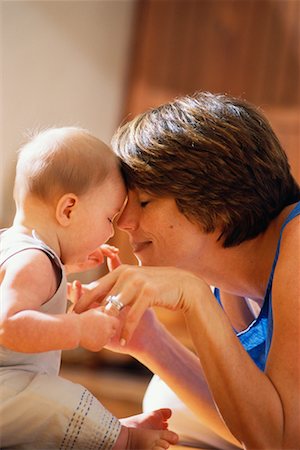 simsearch:700-00074987,k - Mother and Baby Face to Face Stock Photo - Rights-Managed, Code: 700-00080999