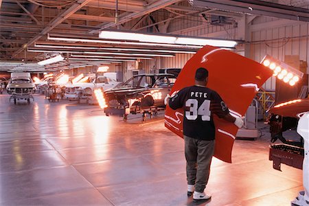 factory workers in usa - Worker at Car Manufacturing Plant San Jose, California, USA Stock Photo - Rights-Managed, Code: 700-00081164