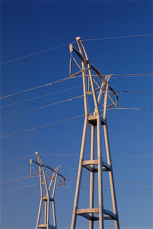 simsearch:700-00018535,k - Transmission Towers and Power Lines Stock Photo - Rights-Managed, Code: 700-00081925