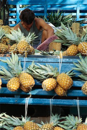 fruit merchant - Man Selling Pineapples Rio de Janeiro, Brazil Stock Photo - Rights-Managed, Code: 700-00082076