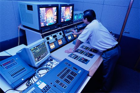 L'intérieur de la télévision diffusée installations MTV Asie, Singapour Photographie de stock - Rights-Managed, Code: 700-00082173
